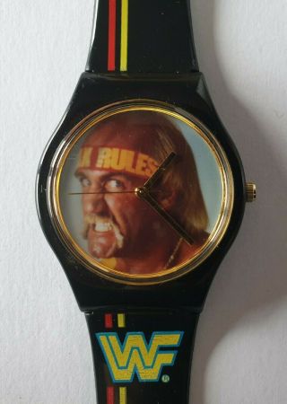 Tikkers Hulk Hogan Wwf Wwe Wrist Watch - Vintage 1991 Rare