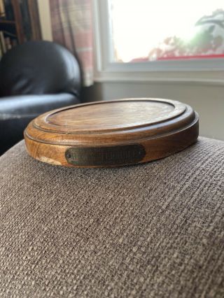 Rare Wooden Pot Stand From The Teak Of Hms Terrible By Lister
