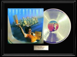 Supertramp Breakfast In America Album Framed Lp Plated Vinyl Record Rare Display