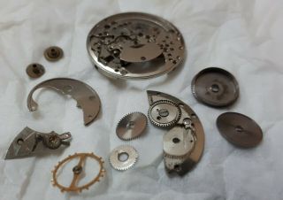 Vintage Zodiac Ltd Movement 68 Swiss Made 17 Jewels " Parts " Rare As 1688 2