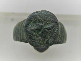 Detector Finds Ancient Byzantine Bronze Seal Ring With Crusaders Star Motif