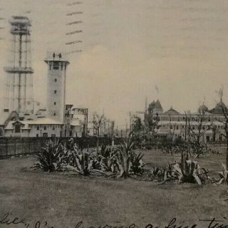 Coney Island Ny - In The Park At - 1906 Rotograph Postcard Vintage Antique Rare