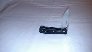 BUCK 340 SMALL VANTAGE SELECT KNIFE w/ RARE BLACK PAPERSTONE HANDLES - US MADE 2