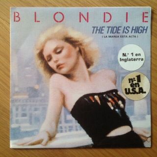 Blondie The Tide Is High Rare Spain 7 " Ps Punk Wave Debbie Harry Ramones