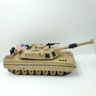 Rare 2001 Hasbro Funrise Gi Joe Desert Force Motorized Army Tank W/ Sounds 05216