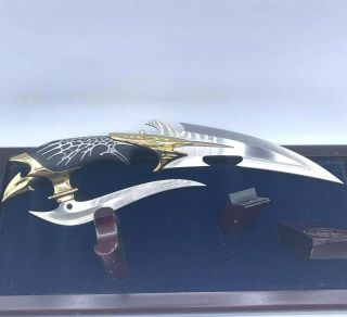 Rare Gil Hibben 2001 Gold Limited Edition Scorpion Knife 1563/2000 With Case