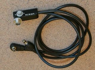 Rare Nikon C S Switch Connecting Cord Pistol Grip To F36 Cordless Battery Pack