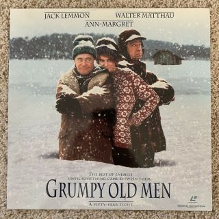 Grumpy Old Men Widescreen Squeeze Anamorphic Aspect Ratio Laserdisc - Ultra Rare