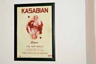 Kasabian Framed A4 Rare 2006 `empire` Album Promo Poster