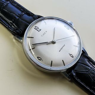 Stunning Vintage 1963 Timex Marlin Men’s Watch - Rare Cal M22 Movement 3