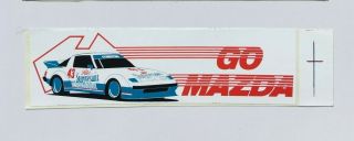 Allan Moffat Peter Stuyvesant Mazda Rx - 7 1981 - 1984 Bathurst 1000 Rare Sticker