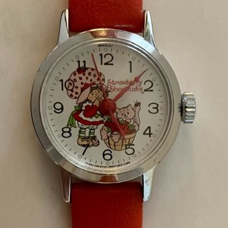 Vintage Strawberry Shortcake Children’s Wrist Watch By Bradley Barely Worn