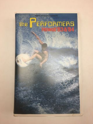 Surfing The Performers Hawaii ‘83 & ‘84 Vhs Kongs Island Rare Video