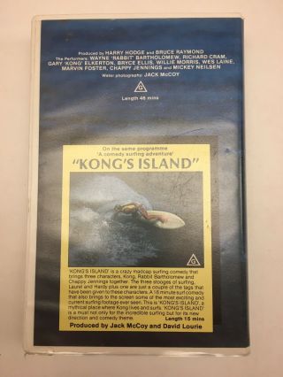 Surfing The Performers Hawaii ‘83 & ‘84 VHS Kongs Island Rare Video 2