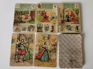 Antique Vintage Rare Grand Jeu De Mlle Lenormand Collectable Tarot