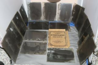 17 Rare 1920s Eastman Kodak Standard Glass Negatives Risque Female Flappers