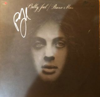 Billy Joel Piano Man Signed Autographed Album Cover Jsa Piano Man Rare