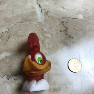 RARE Vintage Woody Woodpecker Pencil Cake Topper Toy Finger Puppet 2