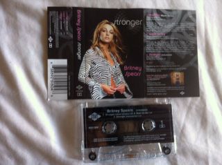 Britney Spears - Stronger Very Rare Eu Cassette Tape Near Cond