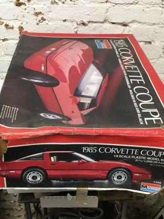 Monogram 1985 C4 Corvette 1:8 Scale Model Kit 22 