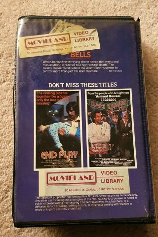 Bells - Roadshow Home Video - Rare Australian Exrental VHS 2