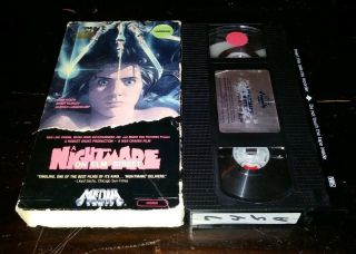 Nightmare On Elm Street 1984 Vhs Media Rare Horror Print Video