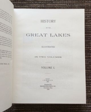 RARE 2 - Volume 1999 History of the Great Lakes with Illustrations,  Freshwater 3