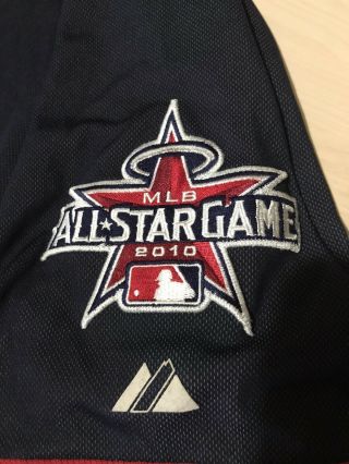 RARE 2010 MLB ALL STAR GAME NATIONAL LEAGUE BP JERSEY Size XL W/ PATCH 2