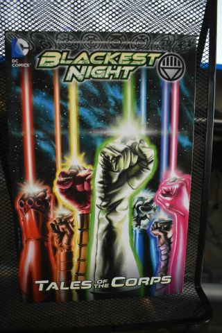 Blackest Night Tales Of The Corps Dc Tpb Rare Oop Green Yellow Red