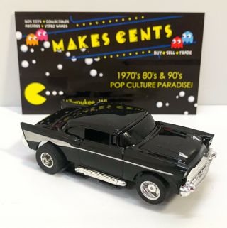 Vintage Rare Htf Tyco Slot Car Hp7 1957 Classic Ho Scale Chevy Bel - Air Black