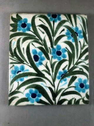 William De Morgan Floral Ceramic Tile (153x131mm) [ 9]