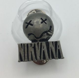 Rare 1992 Nirvana Concert Pin From The Uk Kurt Cobain Grunge Band