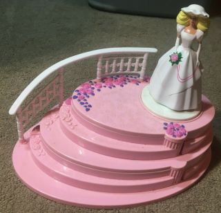 Vintage 1990 Mattel Arco Barbie Music Jewelry Box Plays " Some Enchanted Evening "