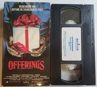 Offerings Video Tape Vhs Horror Slasher Southgate Cult Murder Revenue 80 