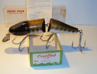 Creek Chub 6800 Jointed Striper Pikie In Box With Paper