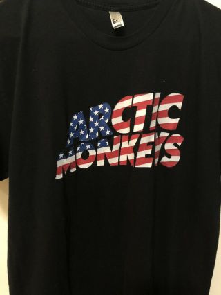 Arctic Monkeys 2013 Tour Shirt Sz L Rare Authentic Britpop Indie