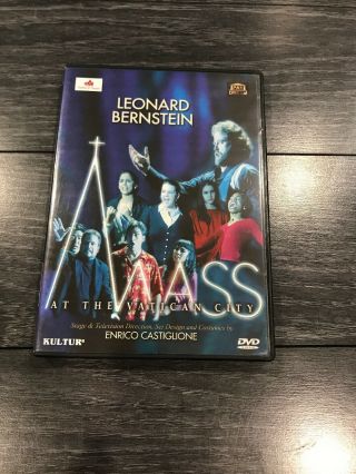 Leonard Bernsteins Mass At The Vatican City Dvd 2004 Rare S&h