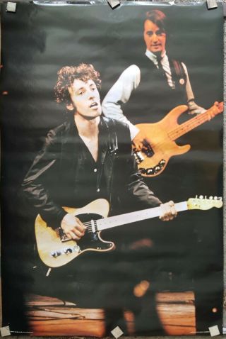 Bruce Springsteen Poster 1980 Approx 24 X 36 Rare