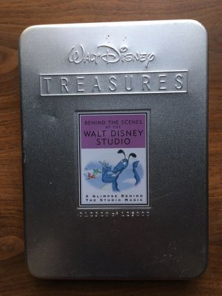Rare Dvd Limited Walt Disney Treasures Behind The Scenes Studio 2 Disc Set Oop