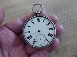 Sheffield J.  Guttman Interesting Antique Solid Silver Gents Fusee Pocket Watch