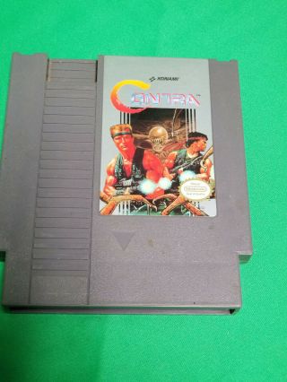 Contra Nes Nintendo Entertainment System Game Only Konami Rare