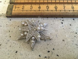 An Antique Georgian Seed Pearl Brooch / Jewellery Part For Restoration