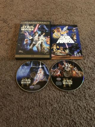 Star Wars Dvd,  2006,  2 - Disc Set,  Limited Theatrical Edition Rare Oop A Hope