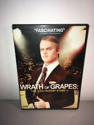 Wrath Of Grapes Don Cherry Story Ii Jared Keeso Rare R1 Dvd 2 Disc