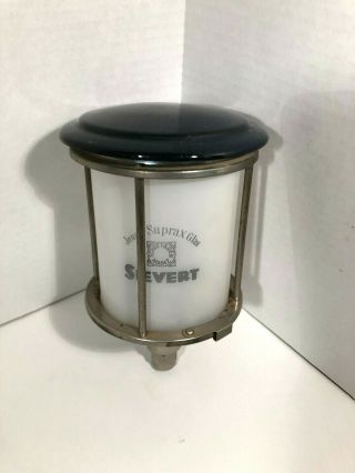 Vintage Primus Sievert Frosted Glass Lantern 915 - Made In Sweden