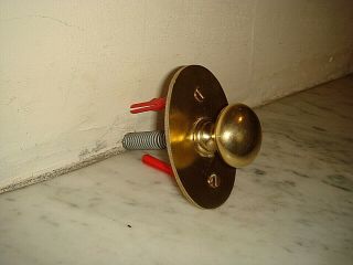 Victorian Exterior Door Bell Pull.  Solid Brass Antique Pull.