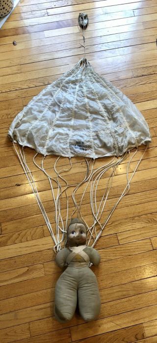 Rare Wwii Switlik Parachute Co.  Promotional U.  S.  Paratrooper Cloth Doll Toy