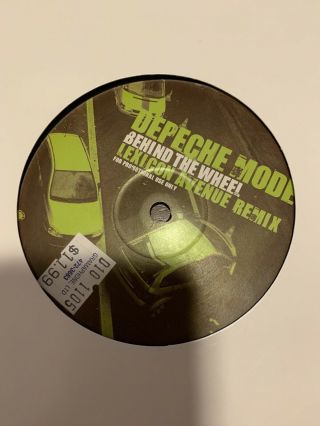 Rare Depeche Mode Behind The Wheel (lexicon Avenue Remix) Single Sided Promo 12 "