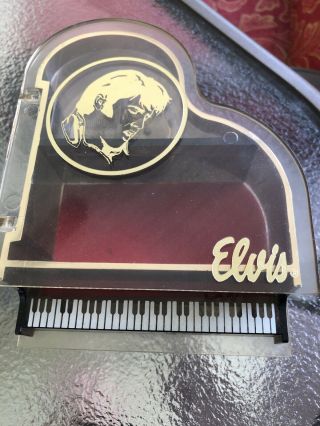 Vintage Elvis Presley “love Me Tender” Piano Music Box Htf Rare