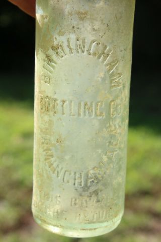 Birmingham Bottling Co.  Alabama Hutchinson Bottle Hutch Al Ala Doc 69 Rare